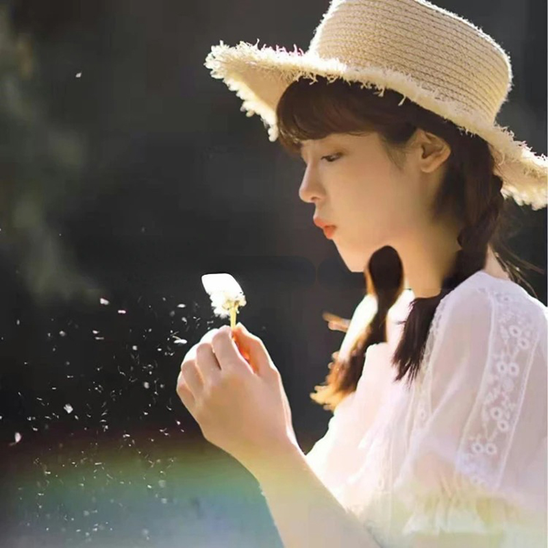 Japanese Cute Raffia Woven Sun - Hat Floppy Wide บทวิจารณ์และราคา