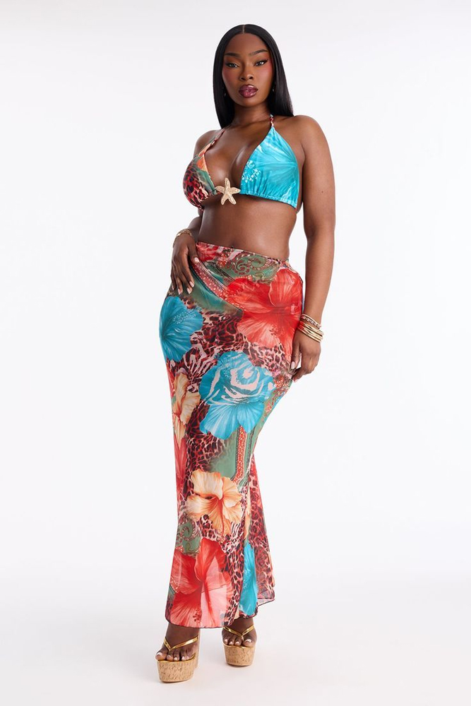 Women Plus Size Summer Boho Fl - Maxi Dress Halter บทวิจารณ์และราคา