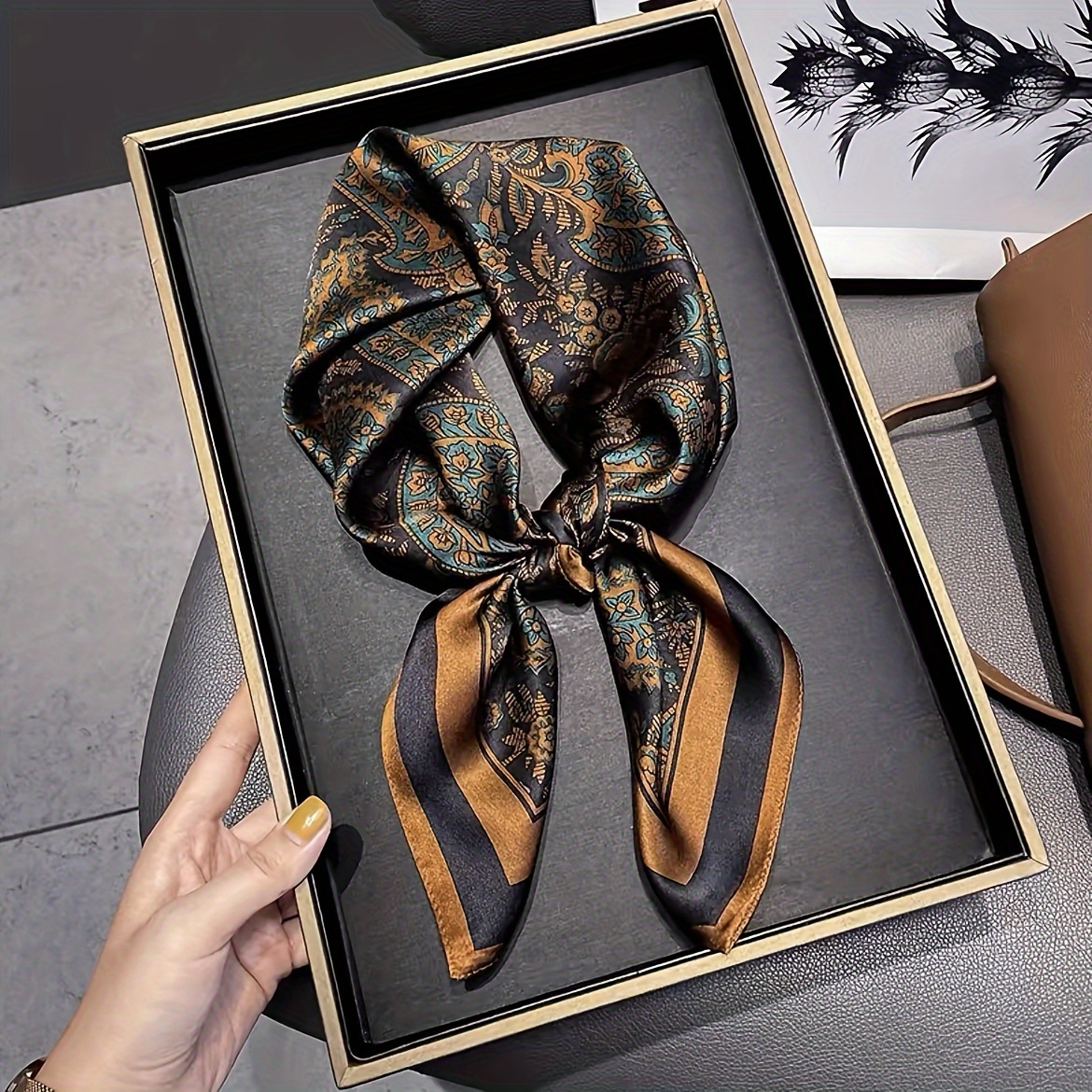 Fashionable Imitation Silk Sca - Headband Summer Knit บทวิจารณ์และราคา