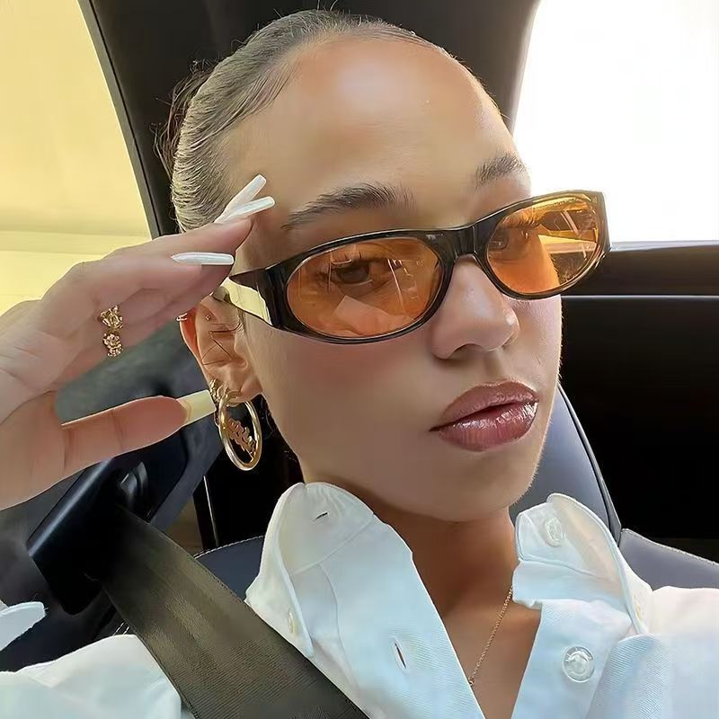 Small Oval Sunglasses Women Me - Sunglasses Cat Eye บทวิจารณ์และราคา