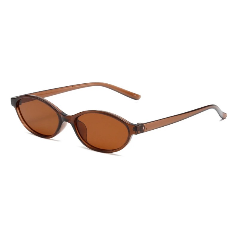 Retro Oval Frame Sunglasses Fa - Sunglasses Cat Eye บทวิจารณ์และราคา