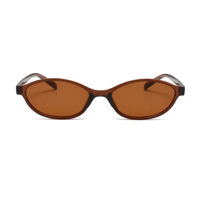 Retro Oval Frame Sunglasses Fa - Sunglasses Cat Eye บทวิจารณ์และราคา