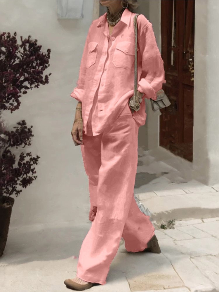 Fashion Solid Cotton Linen Shi - Linen Pant Wide บทวิจารณ์และราคา