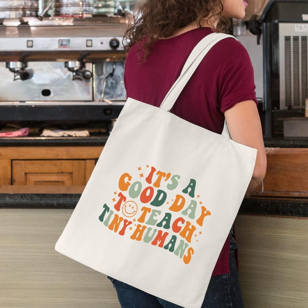 Teacher Appreciation Gifts Sch - Tote Bag Beach บทวิจารณ์และราคา