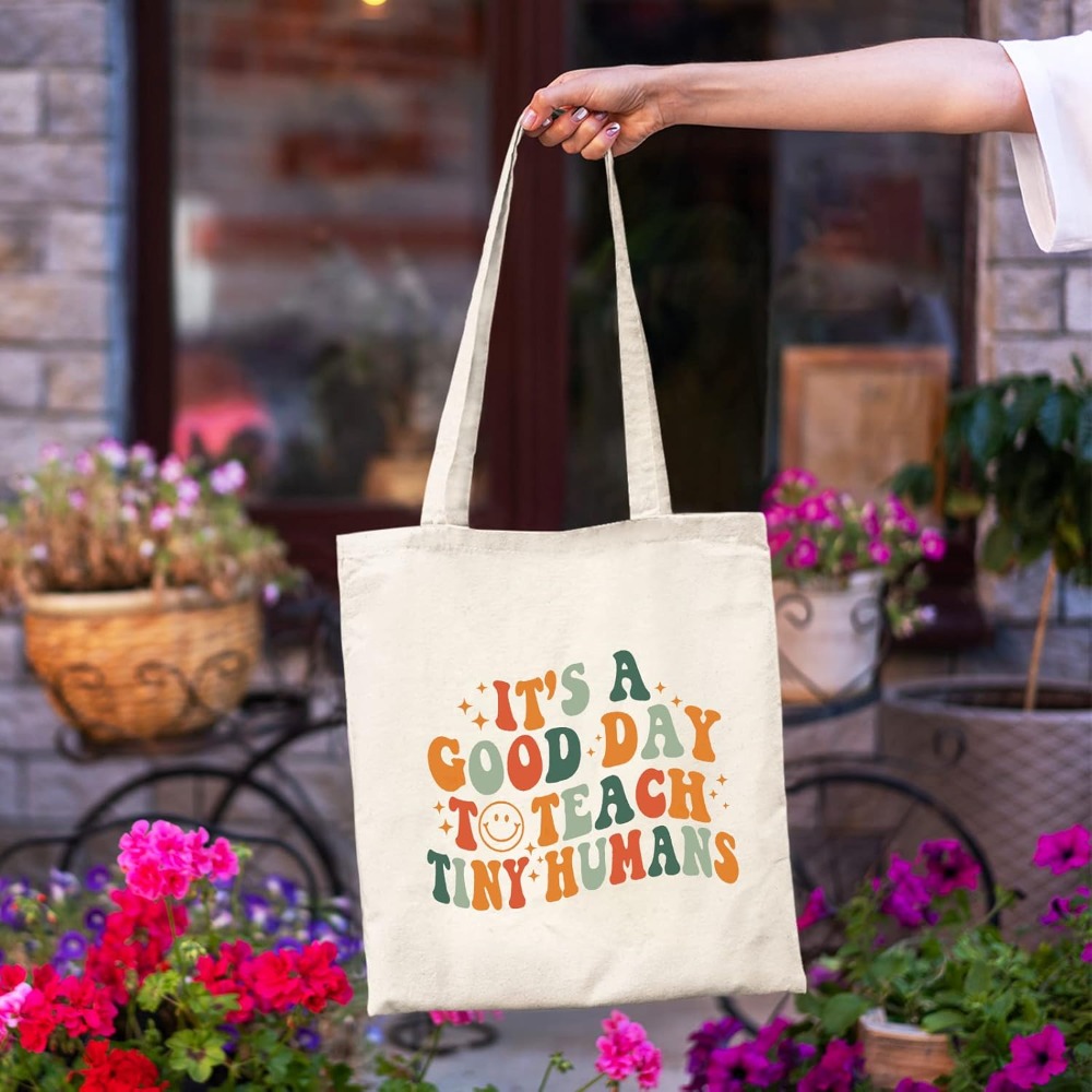 Teacher Appreciation Gifts Sch - Tote Bag Beach บทวิจารณ์และราคา