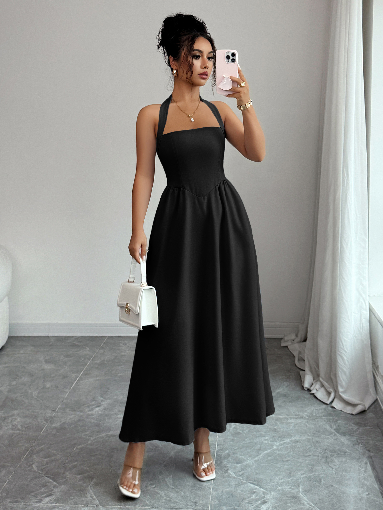 Women's Dress 5 Colors Halter  - Maxi Dress Halter บทวิจารณ์และราคา