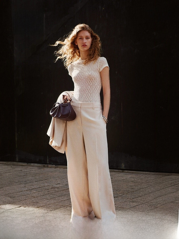 H&M Women's Trousers 2026 Spri - Linen Pant Wide บทวิจารณ์และราคา