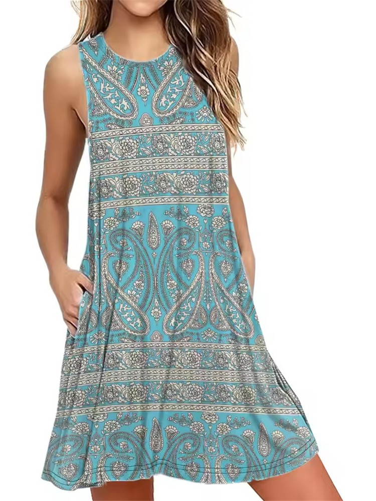 9XL Plus Size Sundress Loose F - Romper Floral Print บทวิจารณ์และราคา