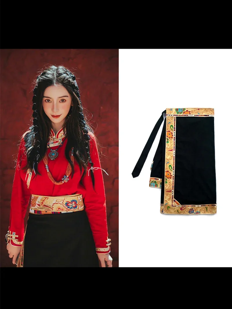 Traditional Tibetan Dress Wrap - Linen Dress Wrap บทวิจารณ์และราคา