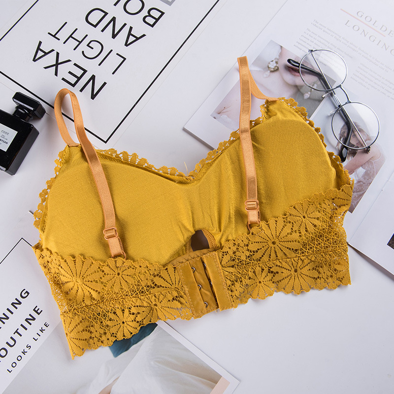3D Sexy girl lace Lingerie Sea - Bralette Triangle Set บทวิจารณ์และราคา