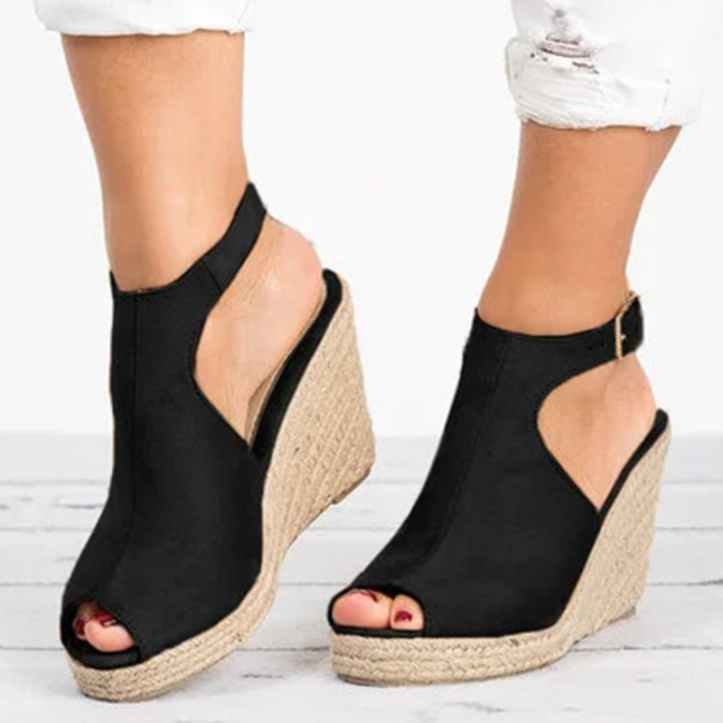 Heeled Sandals for Women Summe - Wedge Espadrille Women บทวิจารณ์และราคา