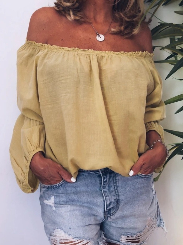 New Chic Women's Off-the-shoul - Blouse Off Shoulder บทวิจารณ์และราคา
