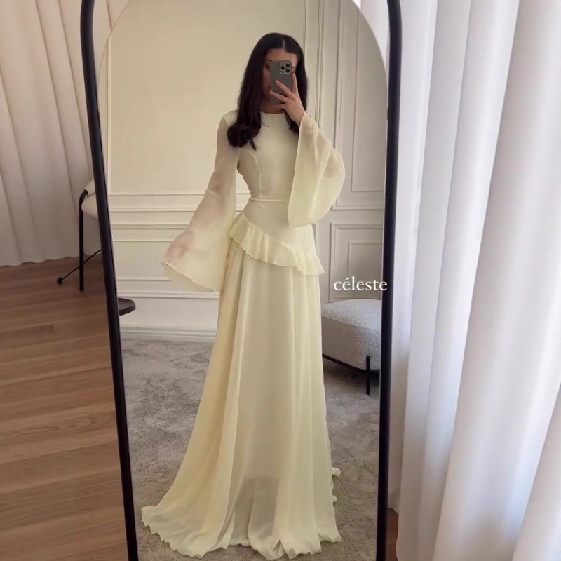 FL Fashion Flare Sleeve Ruff L - Linen Dress Wrap บทวิจารณ์และราคา