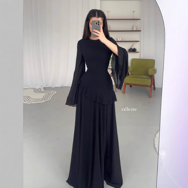 FL Fashion Flare Sleeve Ruff L - Linen Dress Wrap บทวิจารณ์และราคา