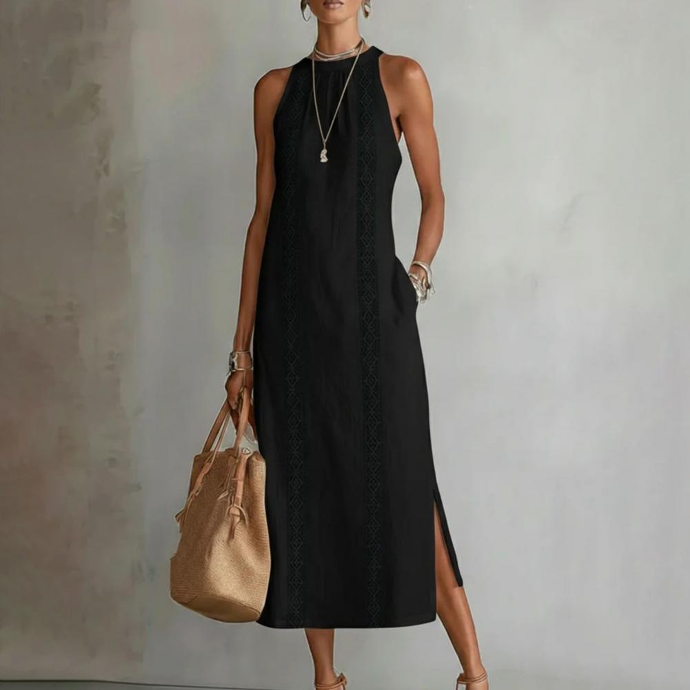 2026 Summer Dress for Women Sl - Linen Dress Wrap บทวิจารณ์และราคา