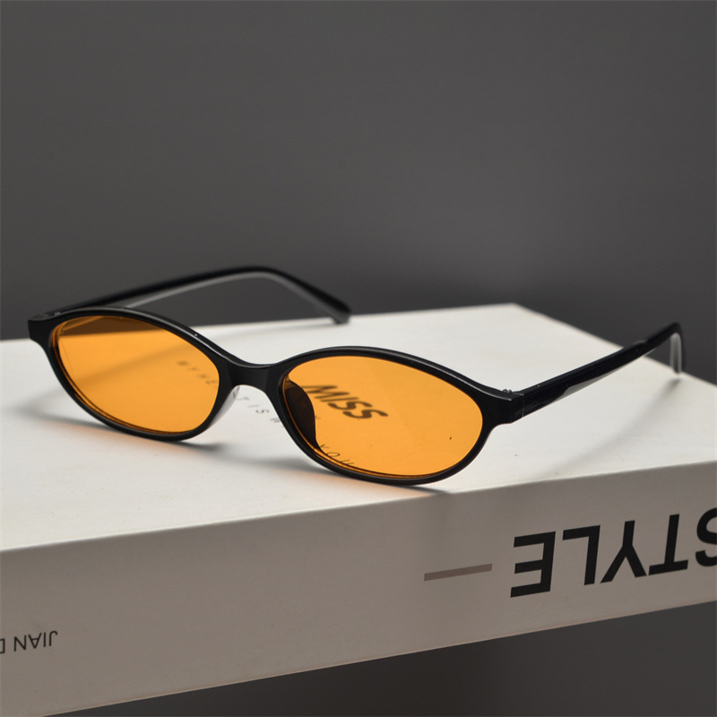 New Retro Oval Cat Eye Sunglas - Sunglasses Cat Eye บทวิจารณ์และราคา
