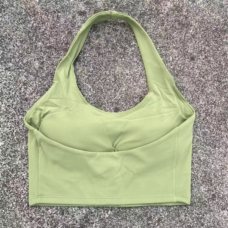 Halter Neck Sports Bra Women G - Bralette Triangle Set บทวิจารณ์และราคา