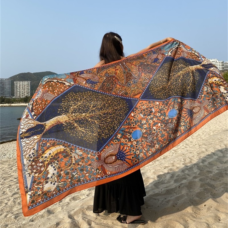 Desert Sun Protection Cotton L - Linen Dress Wrap บทวิจารณ์และราคา
