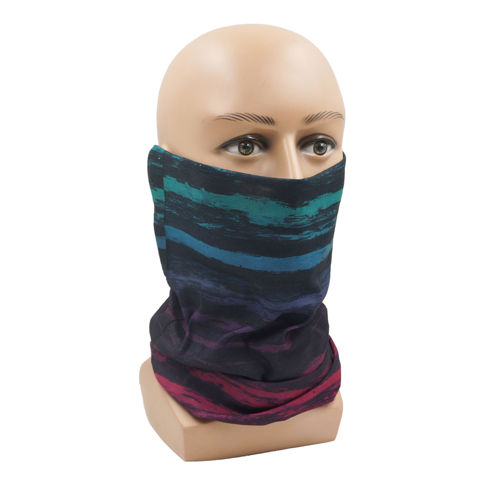 Tie-Dye Stripes Pattern Neckch - Headband Summer Knit บทวิจารณ์และราคา