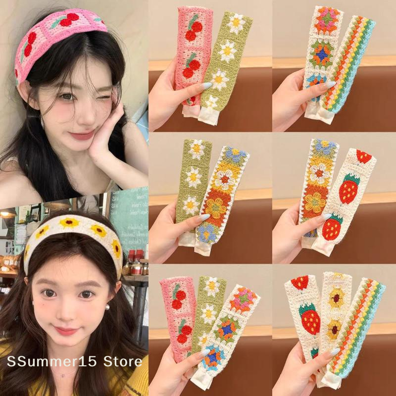 【R】1Pcs Summer Cute Girl Magic - Headband Summer Knit บทวิจารณ์และราคา