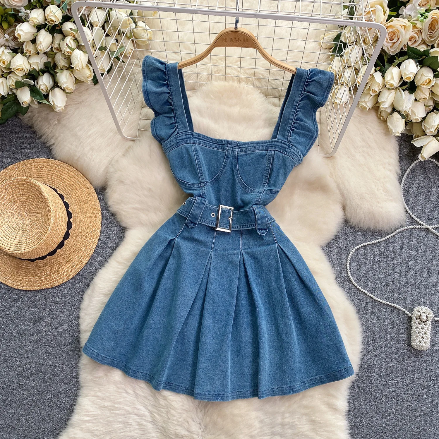 Korean Version of The College  - Maxi Dress Halter บทวิจารณ์และราคา