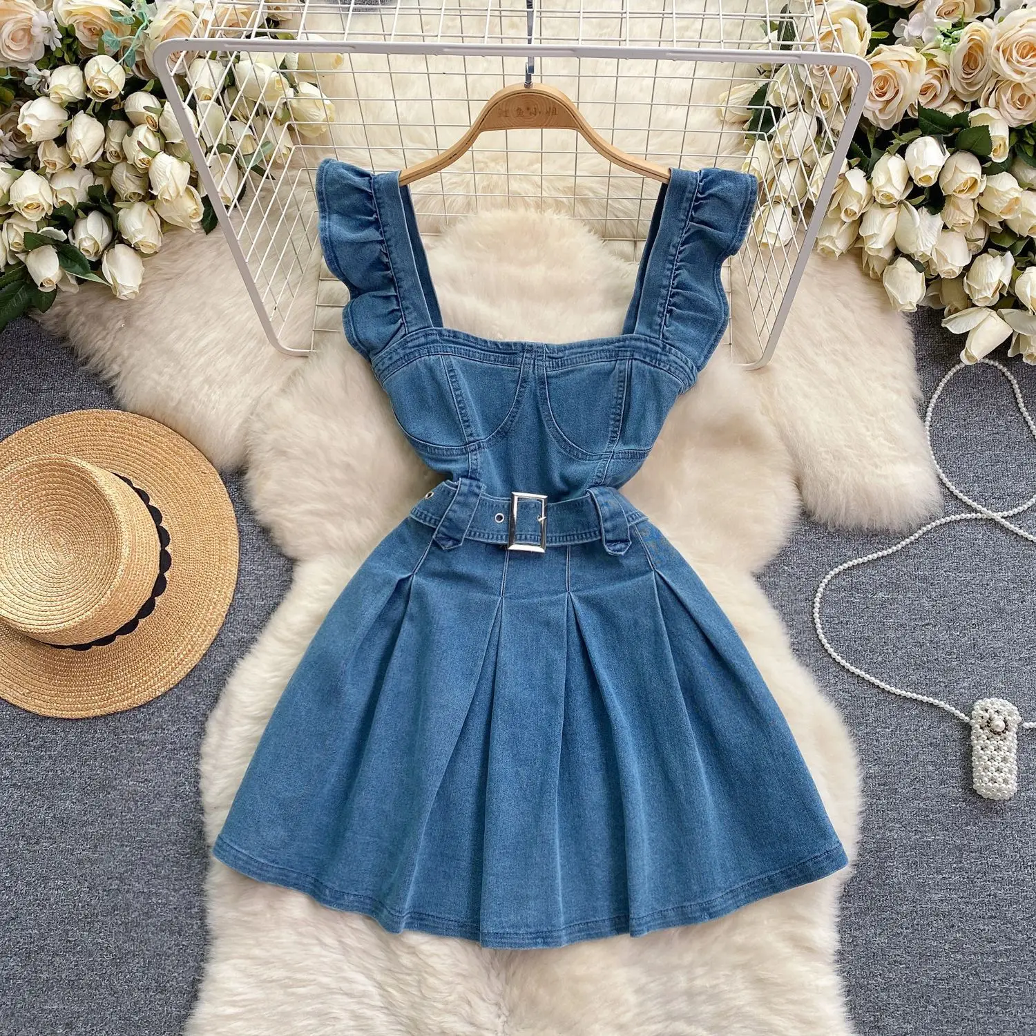 Korean Version of The College  - Maxi Dress Halter บทวิจารณ์และราคา