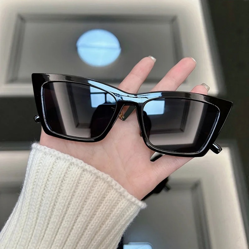 Luxury Cat Eye Black Sunglasse - Sunglasses Cat Eye บทวิจารณ์และราคา