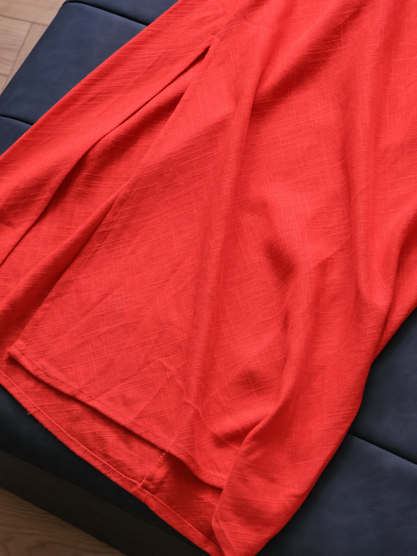 Linen Blend Slim Fit Side Slit - Linen Dress Wrap บทวิจารณ์และราคา