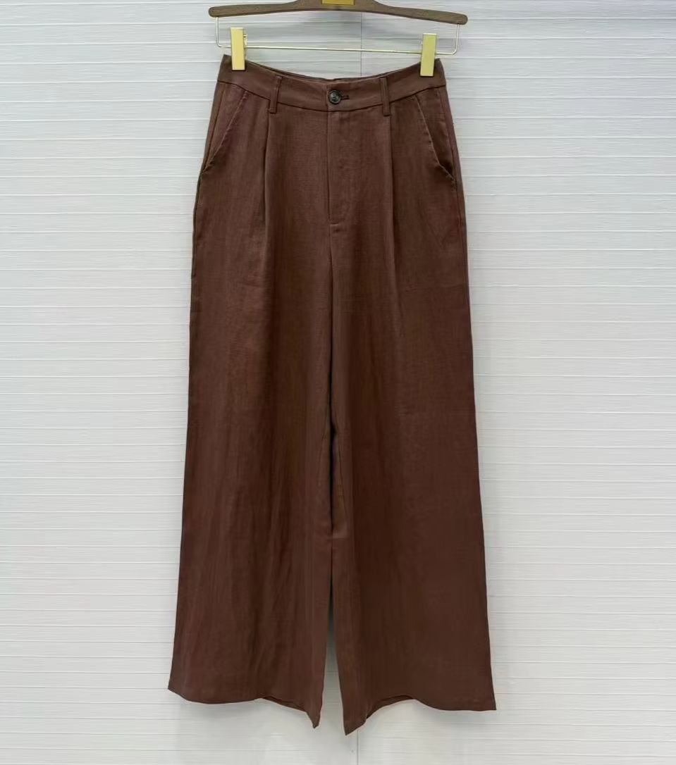 Old Man Qian's linen casual tw - Linen Pant Wide บทวิจารณ์และราคา