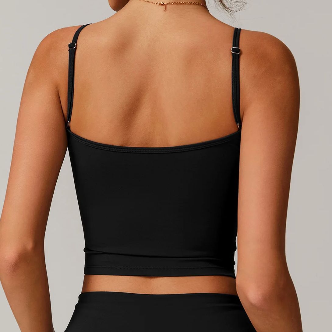 Breathable Sports Bra Fitness  - Crop Top Crochet บทวิจารณ์และราคา
