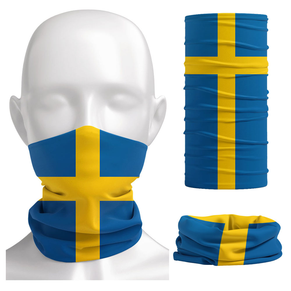 Sweden Flag Printed Bandana He - Headband Summer Knit บทวิจารณ์และราคา