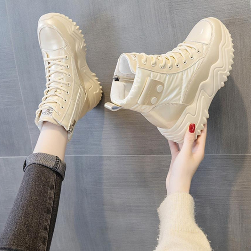 7CM Platform Wedge Sneakers Wo - Wedge Espadrille Women บทวิจารณ์และราคา