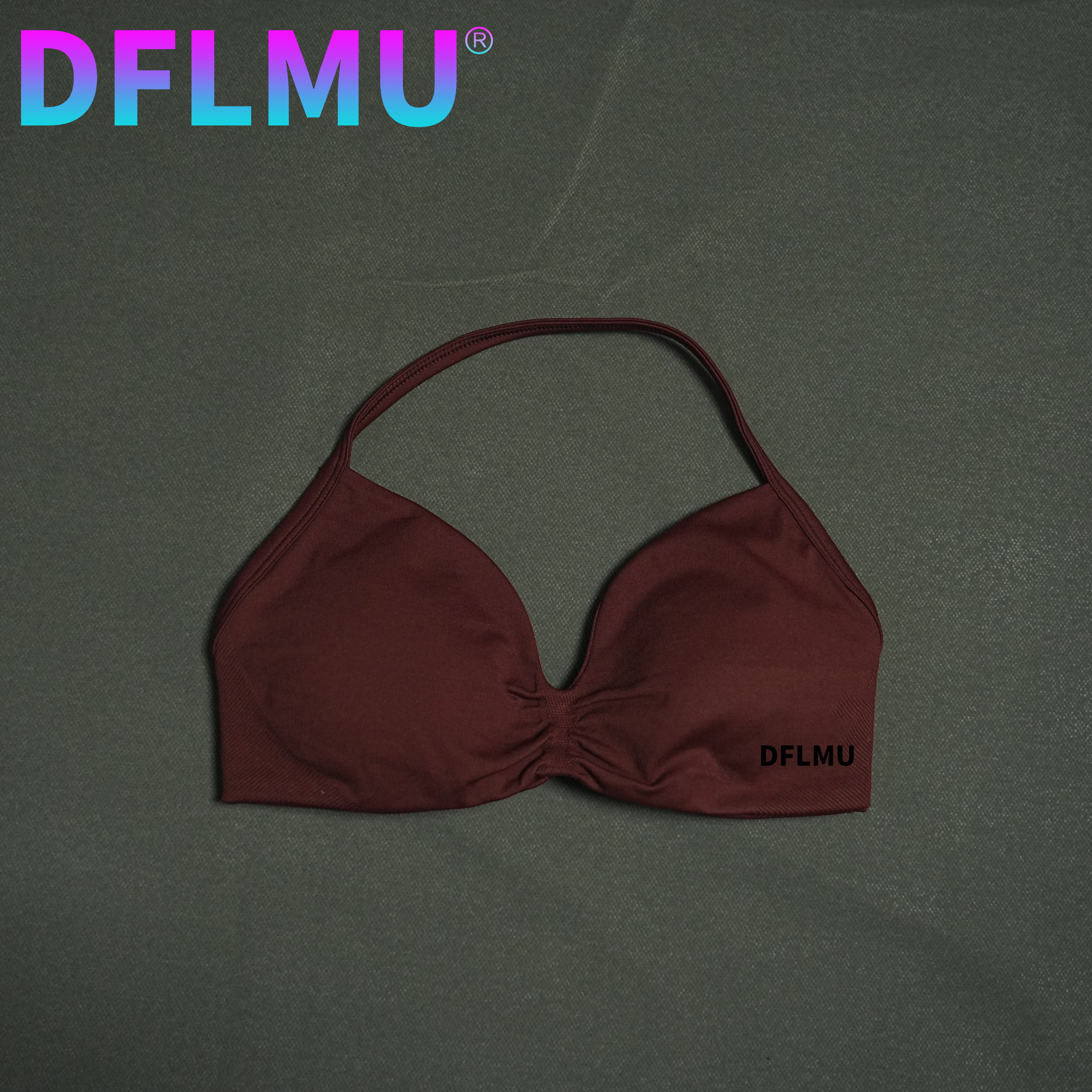 DFLMU Women Halter Sports Bra  - Crop Top Crochet บทวิจารณ์และราคา