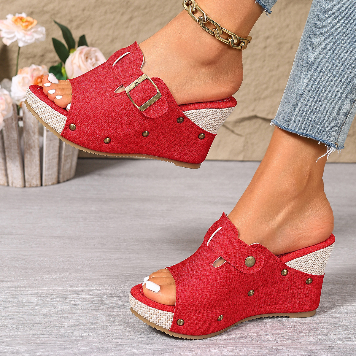 Summer Women's Espadrille Wedg - Wedge Espadrille Women บทวิจารณ์และราคา