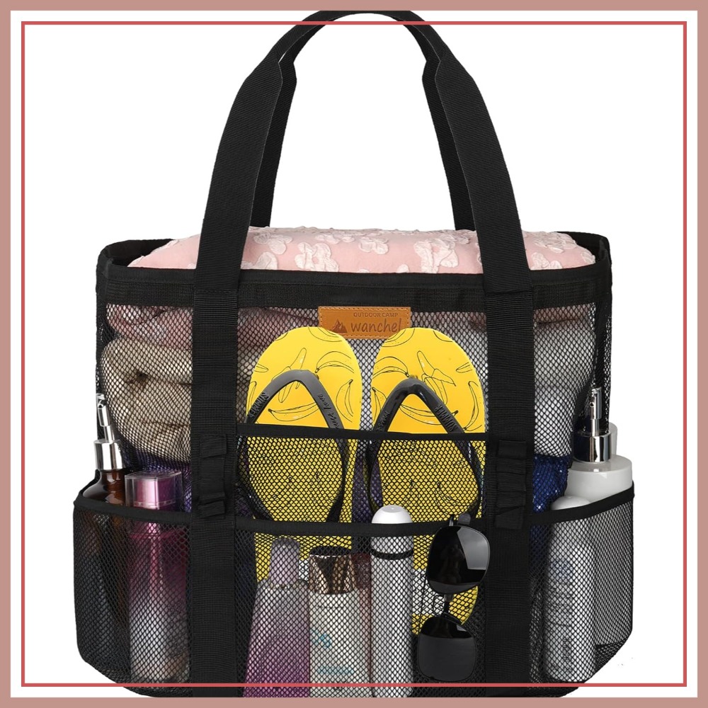 Women's Mesh Beach Bag - Water - Tote Bag Beach บทวิจารณ์และราคา