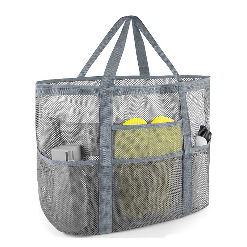 Travel Mesh Beach Bag for Wome - Tote Bag Beach บทวิจารณ์และราคา