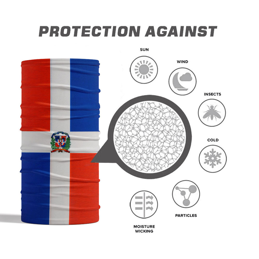 Dominica National Flag Bandana - Headband Summer Knit บทวิจารณ์และราคา