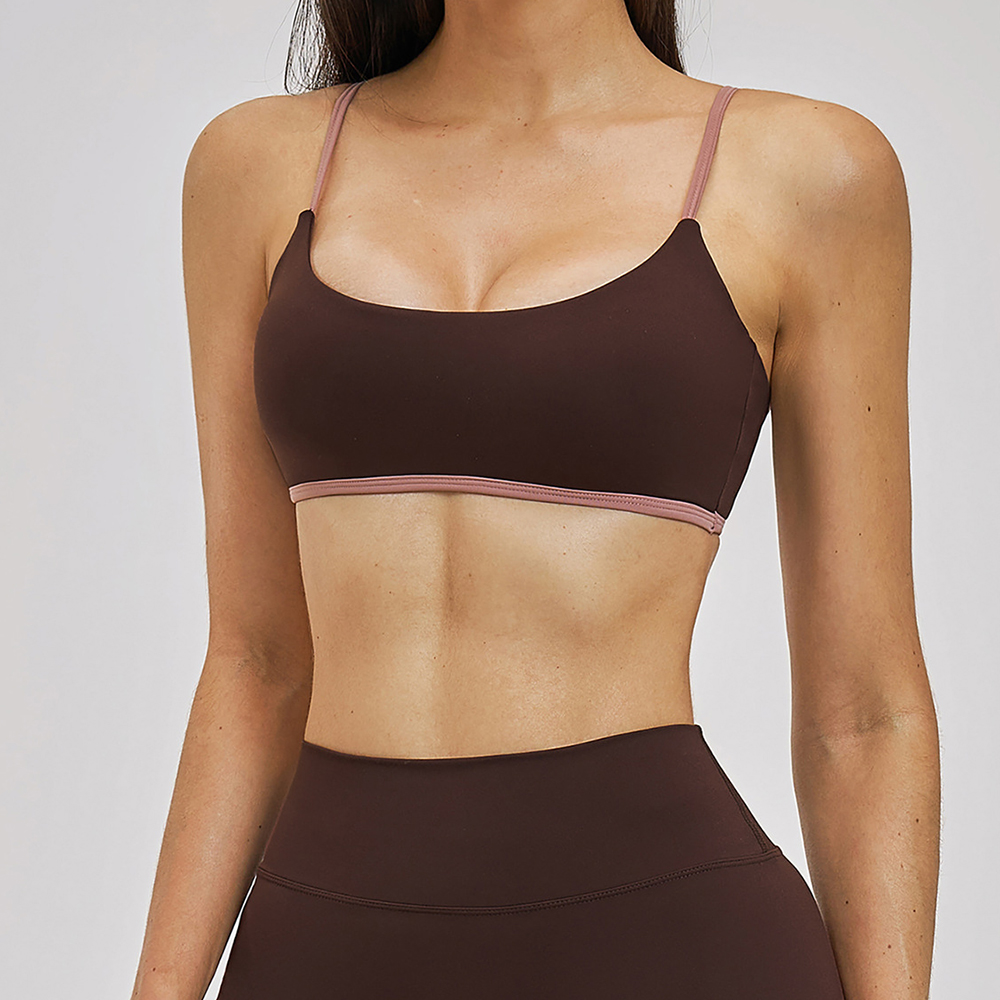 Sexy Women Sports Bra Push Up  - Bralette Triangle Set บทวิจารณ์และราคา