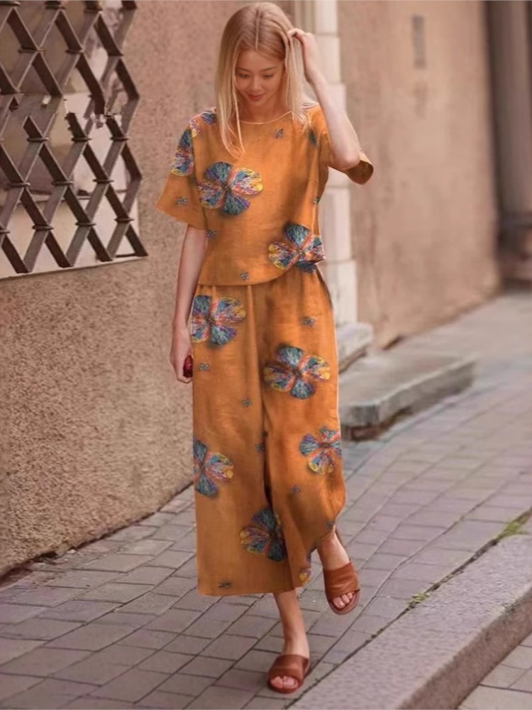 2025 Spring Summer New Plus Si - Linen Pant Wide บทวิจารณ์และราคา