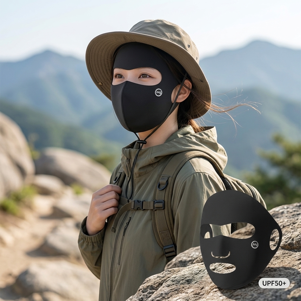 Ice Silk Sun Protection Mask F - Headband Summer Knit บทวิจารณ์และราคา