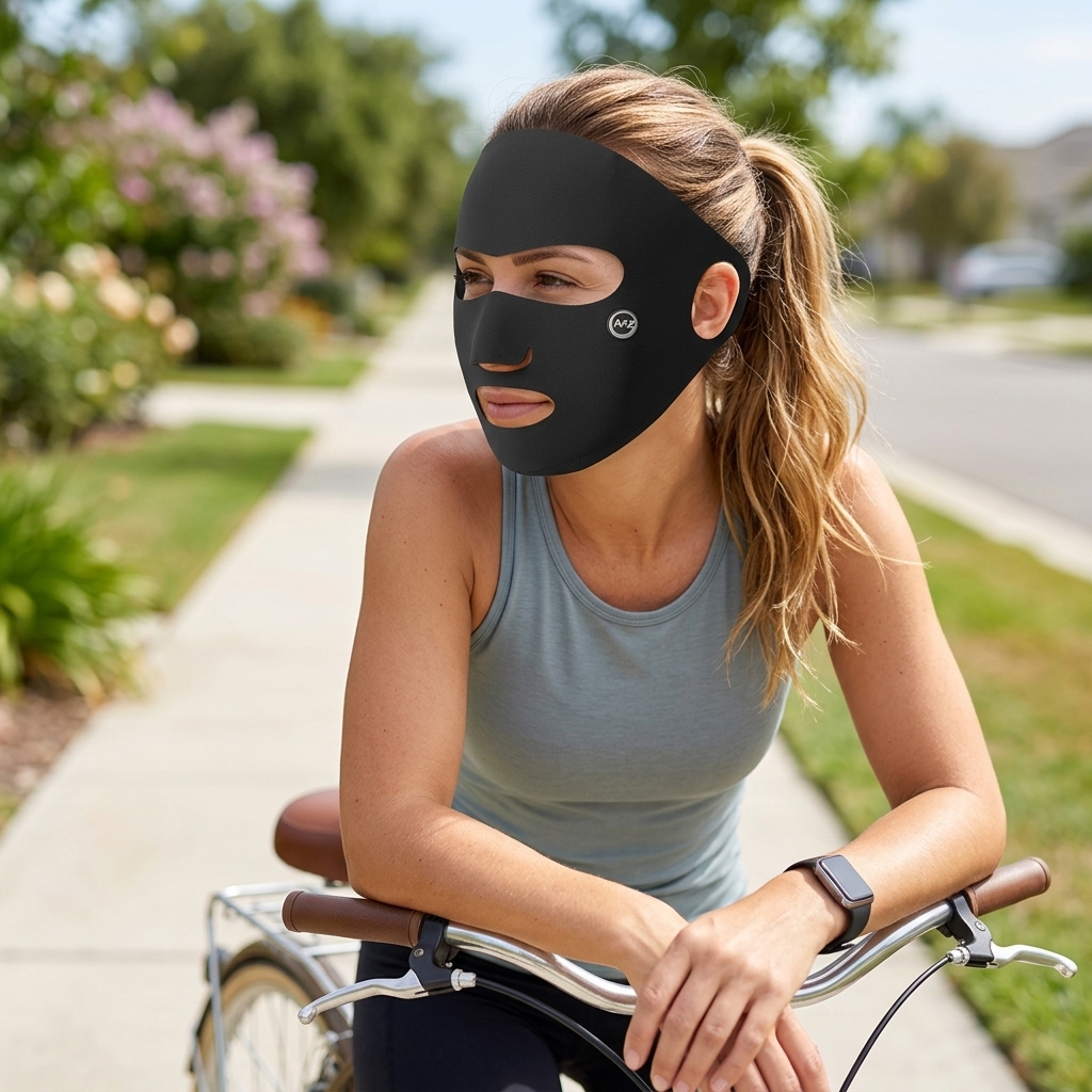 Ice Silk Sun Protection Mask F - Headband Summer Knit บทวิจารณ์และราคา