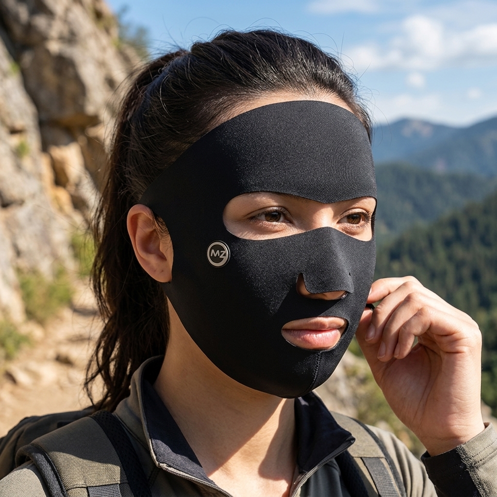 Ice Silk Sun Protection Mask F - Headband Summer Knit บทวิจารณ์และราคา
