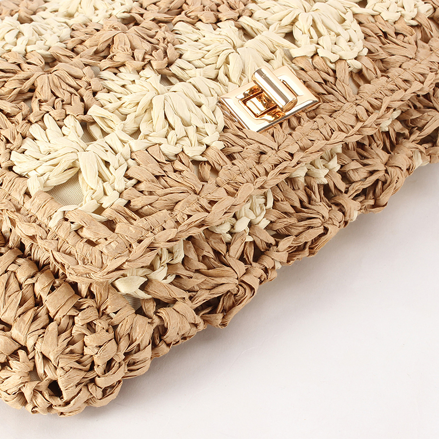 Straw Crossbody Bags for Women - Crochet Bag Raffia บทวิจารณ์และราคา