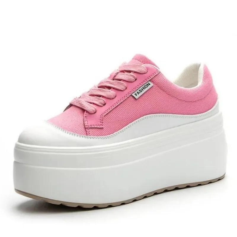 8cm New Canvas Genuine Leather - Wedge Espadrille Women บทวิจารณ์และราคา