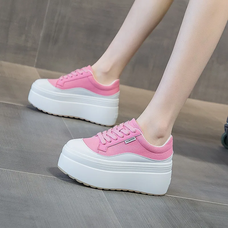 8cm New Canvas Genuine Leather - Wedge Espadrille Women บทวิจารณ์และราคา