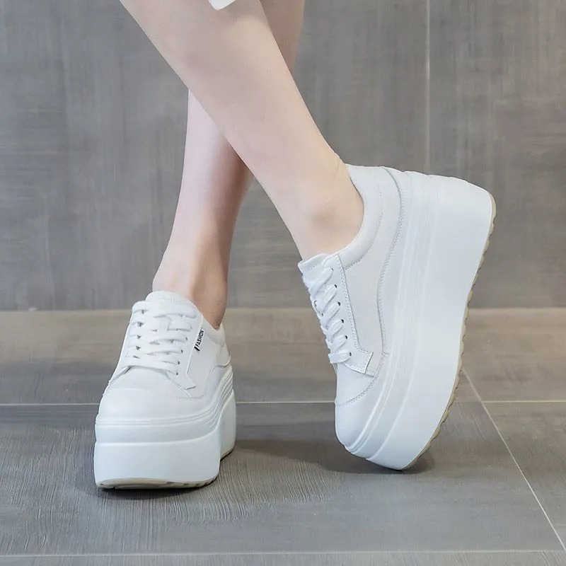 8cm New Canvas Genuine Leather - Wedge Espadrille Women บทวิจารณ์และราคา