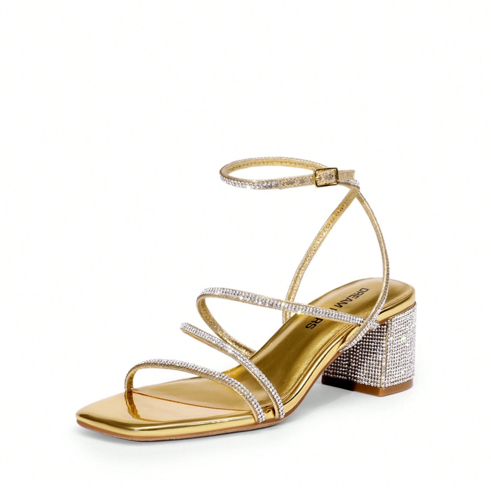 Womens Block Heels 2 Inch Stra - Sandal Strappy Heeled บทวิจารณ์และราคา