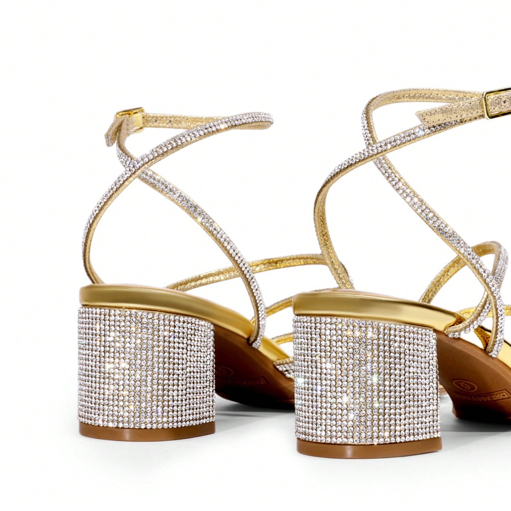 Womens Block Heels 2 Inch Stra - Sandal Strappy Heeled บทวิจารณ์และราคา