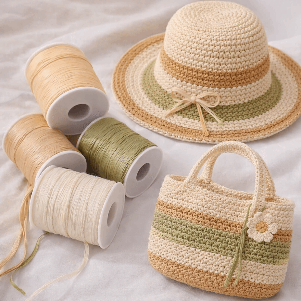 High Quality Premium Quality 1 - Crochet Bag Raffia บทวิจารณ์และราคา