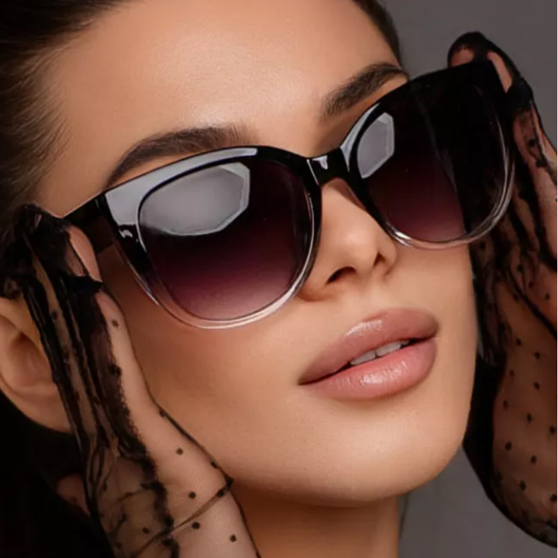 Fashion Cat Eye Sunglasses Wom - Sunglasses Cat Eye บทวิจารณ์และราคา